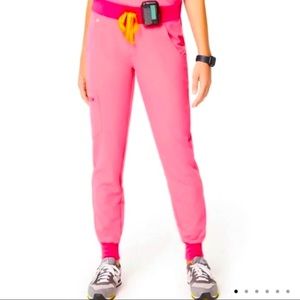 FIGS Limited Edition Neon Pink Zamora Jogger